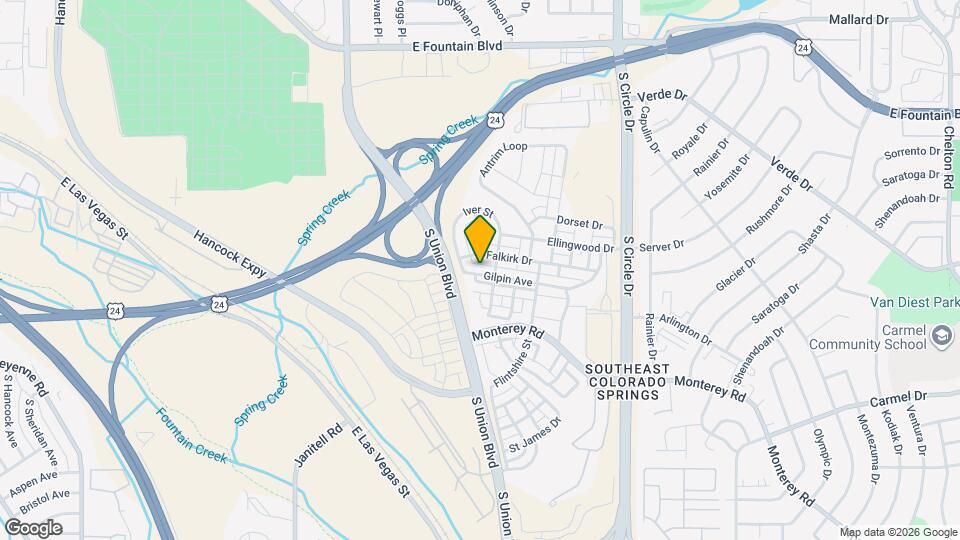 2136 Gilpin Ave Map and Location Details