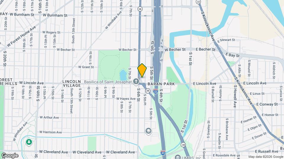 2262 S Chase Ave Map and Location Details