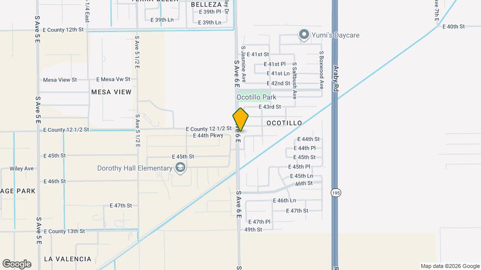 4402 S Jasmine Ave Map and Location Details