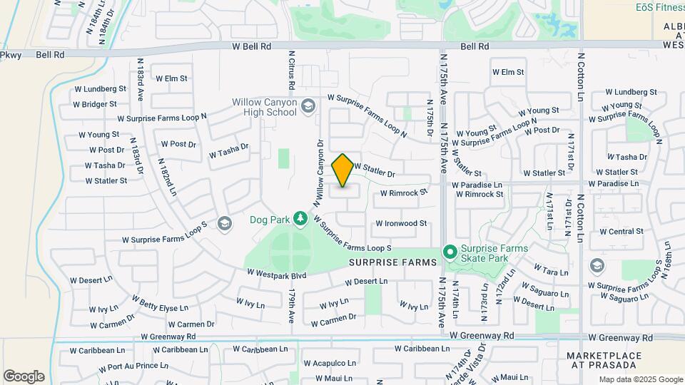 17762 W Rimrock St Map and Location Details