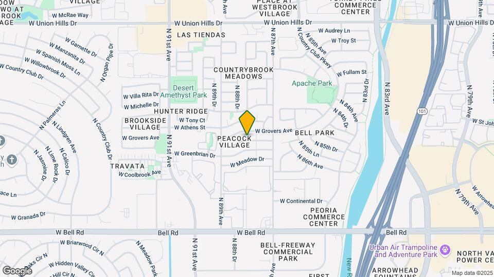 8810 W St John Rd Map and Location Details