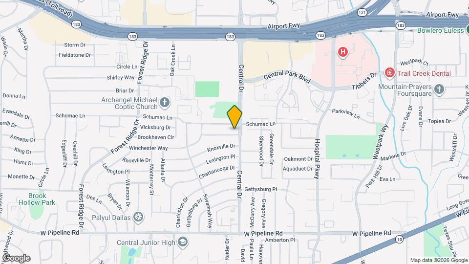 2021 Memphis Dr Map and Location Details