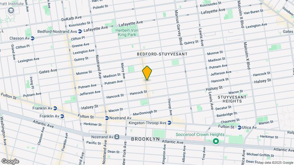 392 Tompkins Ave Map and Location Details