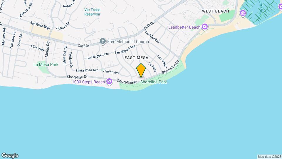 1312 Shoreline Dr Map and Location Details