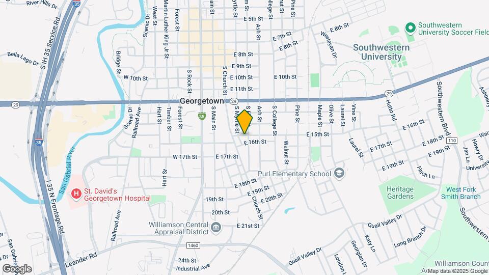 1502 S Elm St Map and Location Details