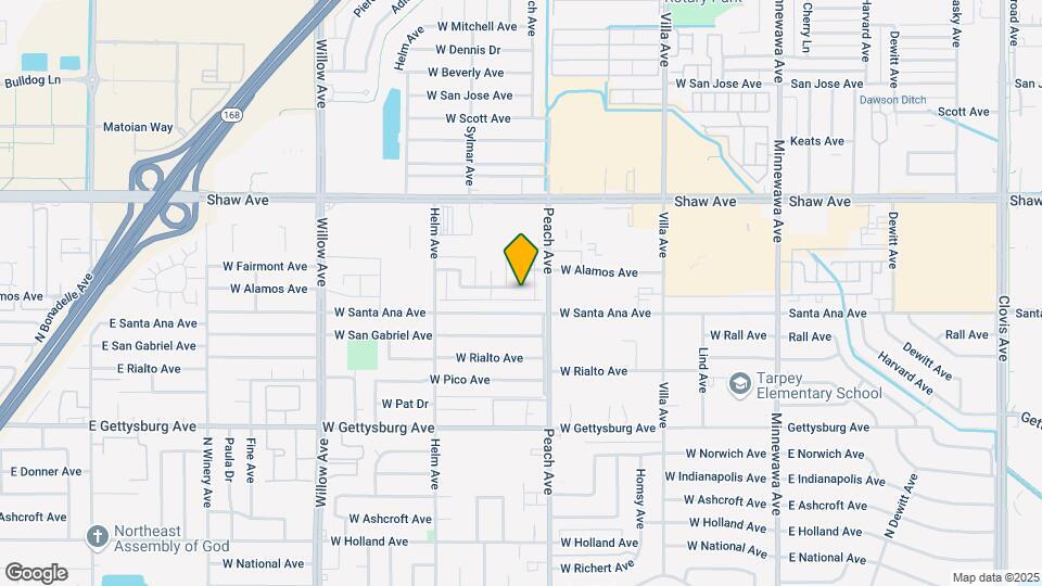 452 W Alamos Ave Map and Location Details