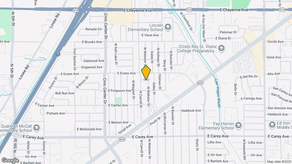 2721 N Webster St Map and Location Details