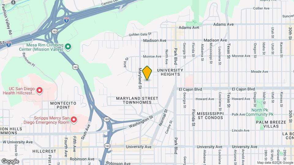 4332 Cleveland Ave Map and Location Details