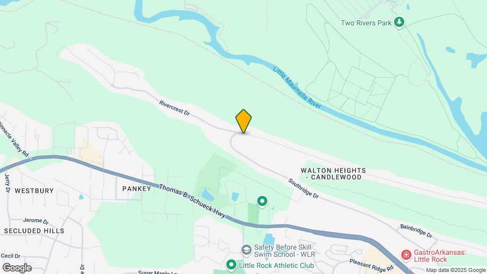 12805 Rivercrest Dr Map and Location Details