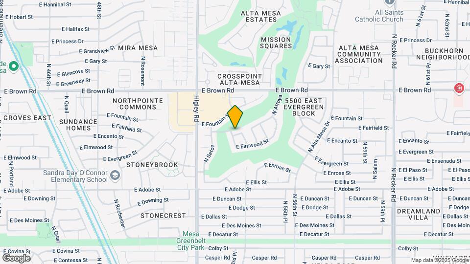 5318 E Fairfield St Map and Location Details