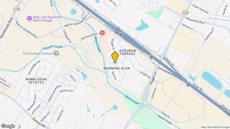 9852 Hawthorne Dr Map and Location Details