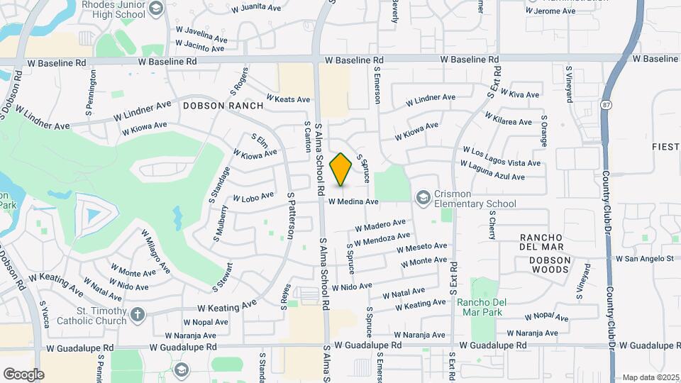 2350 S Wycliff Cir Map and Location Details