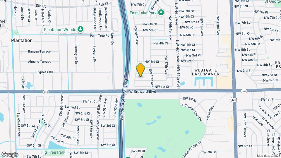 4871 NW 1st Ct Map and Location Details