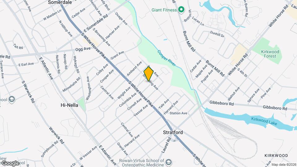 8 Cornell Ave Map and Location Details