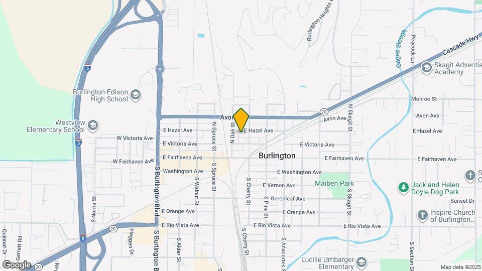 524 E Hazel Ave Map and Location Details