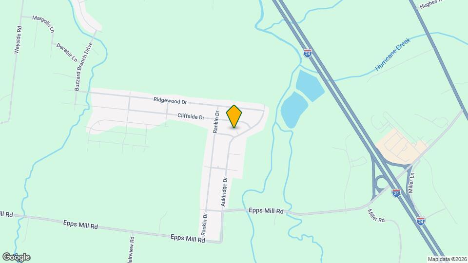 1303 Auldridge Dr Map and Location Details