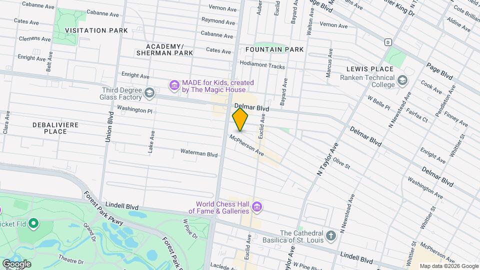 4961 McPherson Ave Map and Location Details