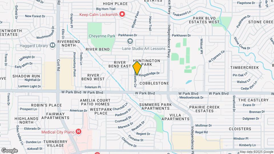 2116 Newcastle Cir Map and Location Details