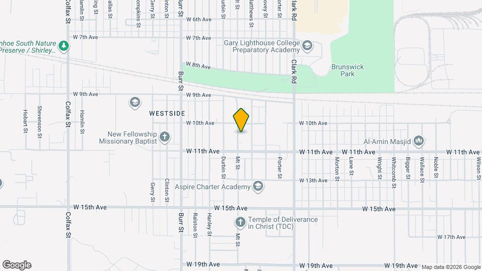 1043 Mount St Map and Location Details