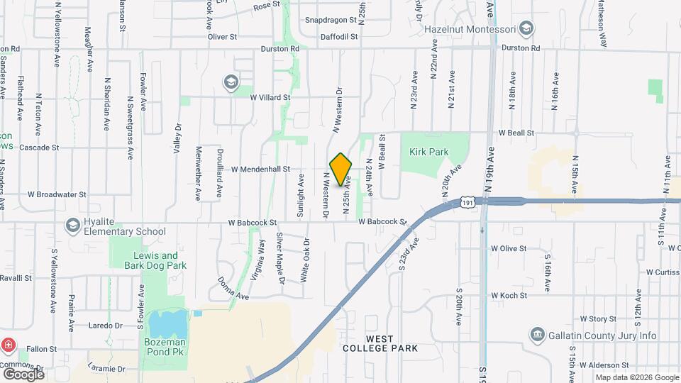 43 N 25th Ave Map and Location Details