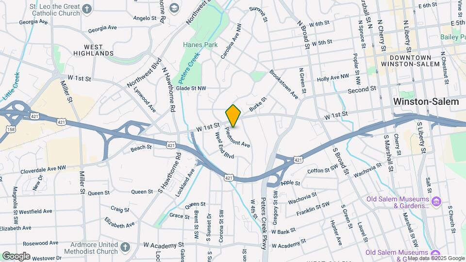123 Piedmont Ave Map and Location Details