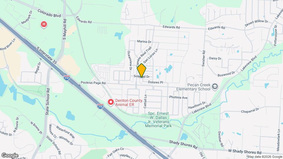 3908 San Lucas Ln Mapa y Detalles de la Ubicación