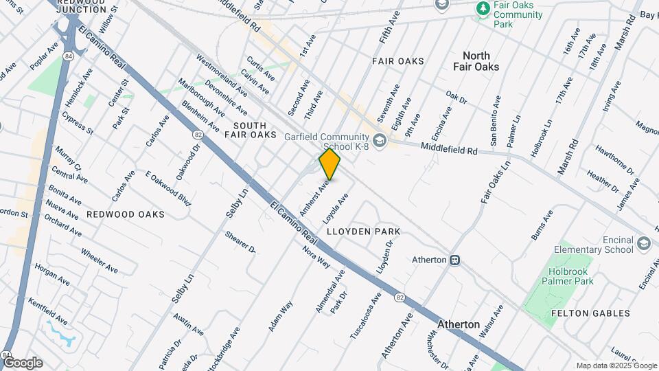136 Amherst Ave Map and Location Details