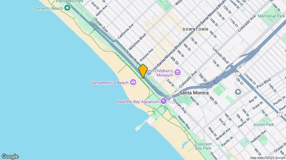 1401 Palisades Beach Rd Map and Location Details