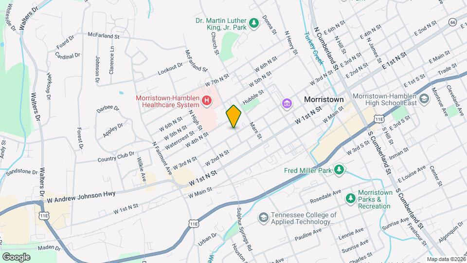 401 McFarland St Map and Location Details