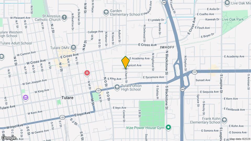 329 N Cherry St Map and Location Details