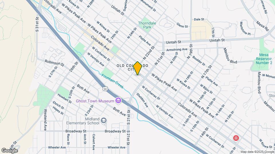 2119 W Colorado Ave Map and Location Details
