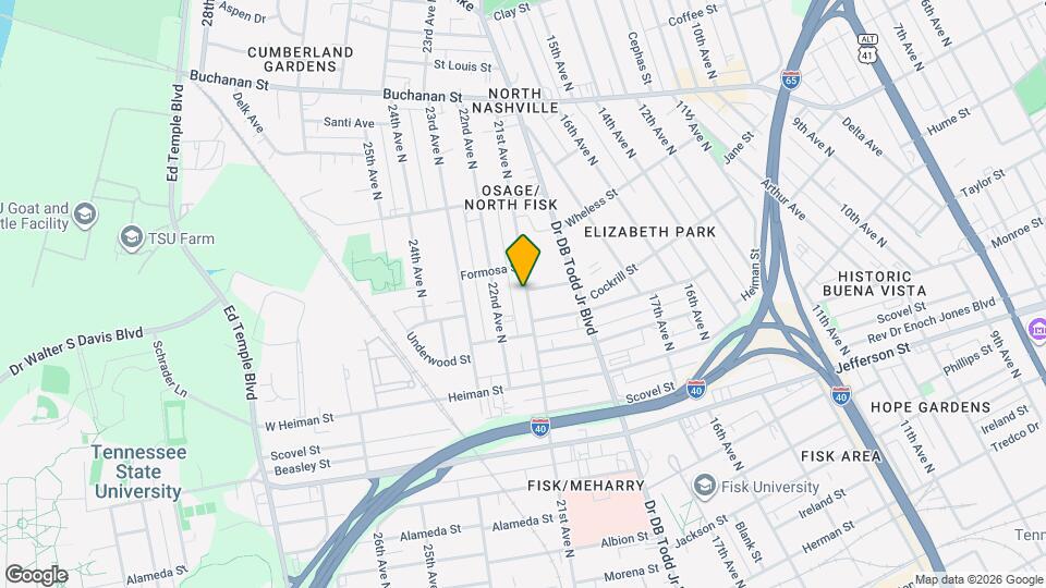 1519B 21st Ave N Map and Location Details