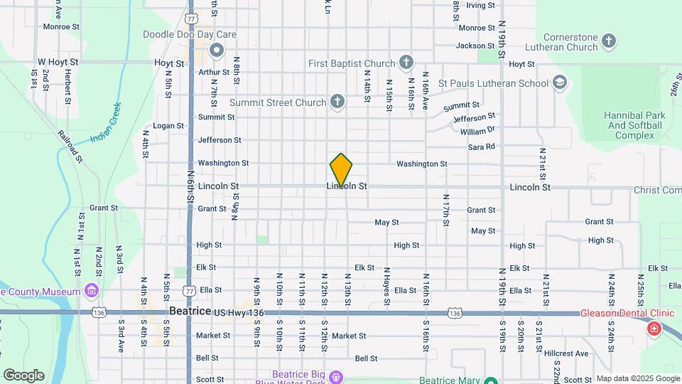Beatrice Carriage House Beatrice Carriage Map and Location Details