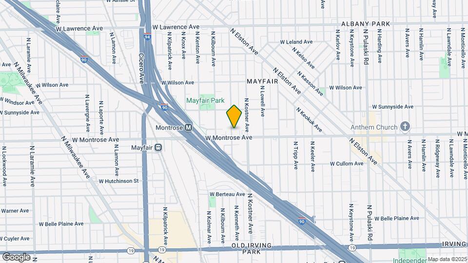 4407 N Kenneth Ave Map and Location Details
