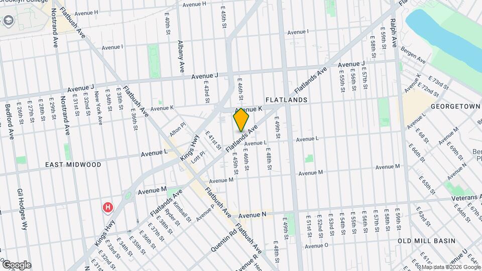 4523 Flatlands Ave Map and Location Details