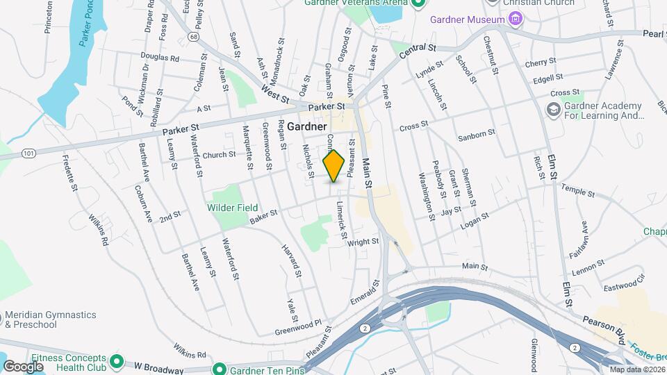 206 Connors St Map and Location Details