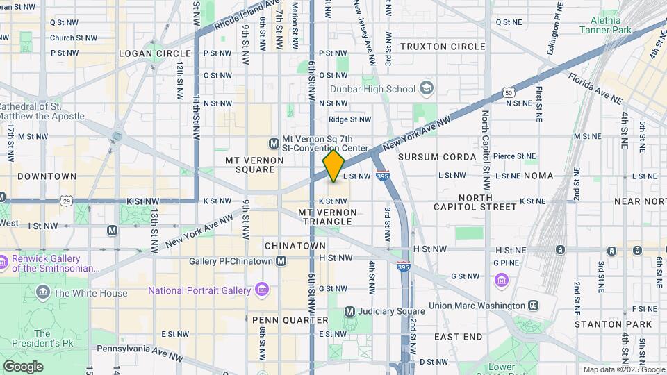 475 K St NW, Unit 909 Mapa y Detalles de la Ubicación