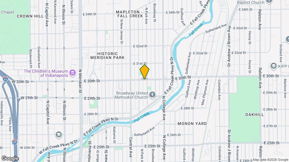 2960 N Park Ave Mapa y Detalles de la Ubicación