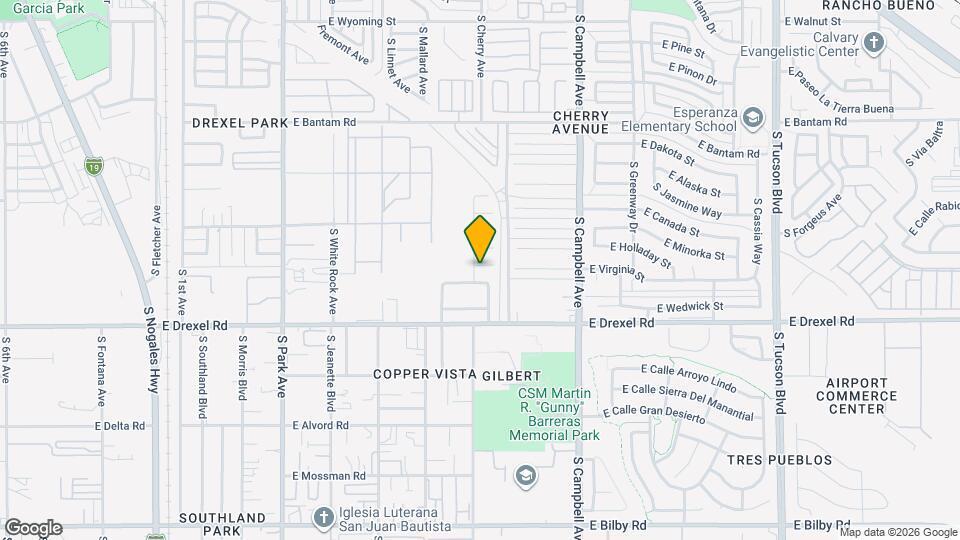 1552 E Maryland Pl Mapa y Detalles de la Ubicación