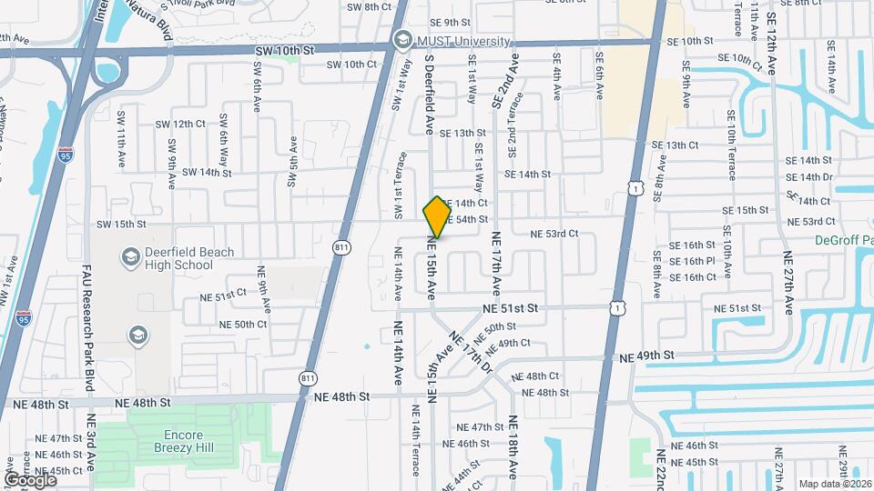 5332 NE 15th Ave Map and Location Details