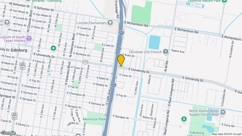 8 S 25th Ave Mapa y Detalles de la Ubicación