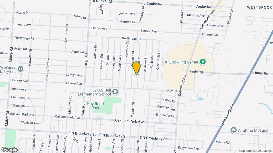 3415 Bremen St Map and Location Details