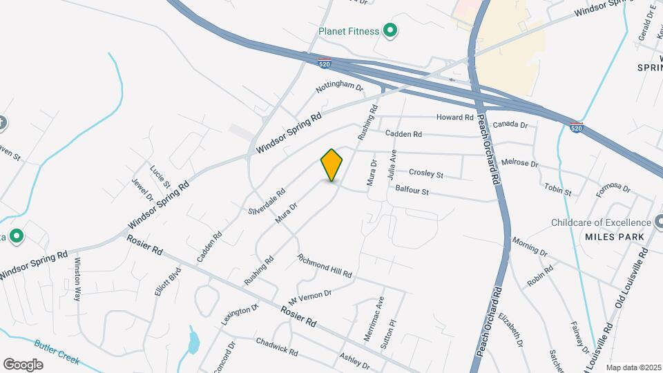 3415 Rushing Rd Map and Location Details