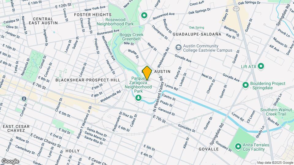 2700 Zaragosa St Map and Location Details