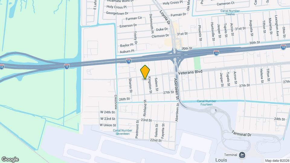 2750 Richland St, Unit 1 Map and Location Details