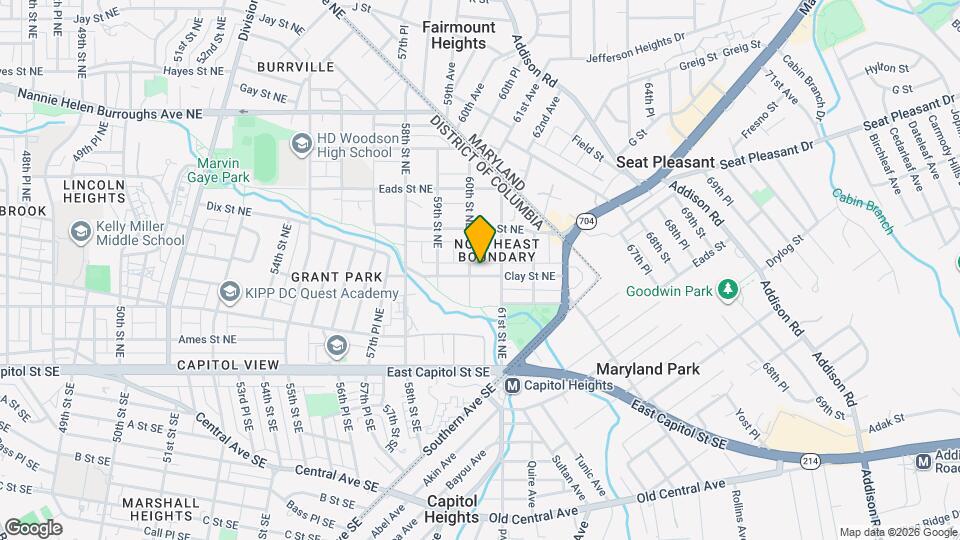 6004 Clay St NE Map and Location Details