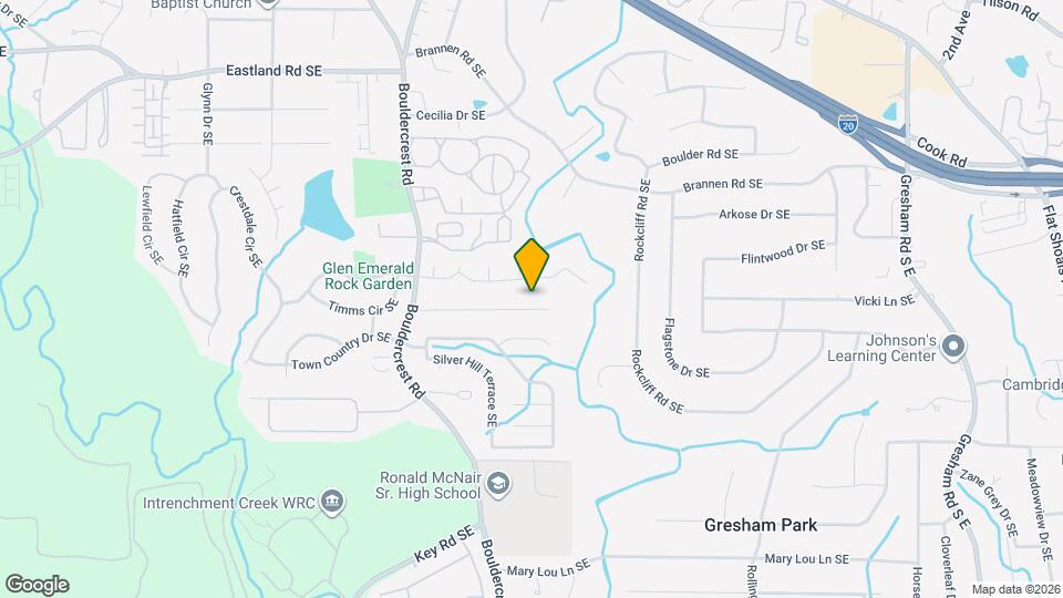 1594 Boulderwoods Dr SE Mapa y Detalles de la Ubicación
