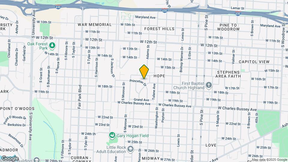 4608 Princeton Dr Map and Location Details