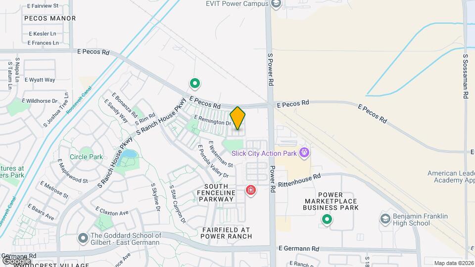 3542 S Posse Trail Map and Location Details