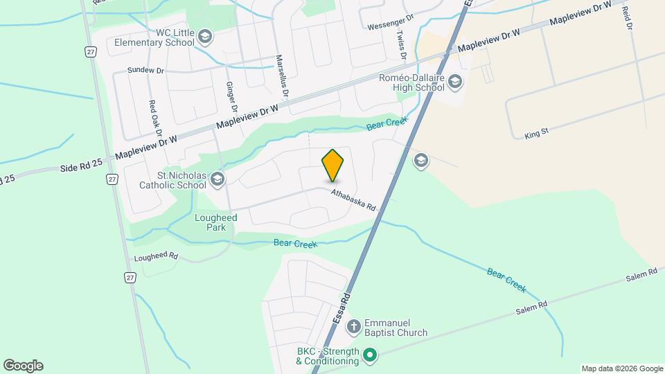 87 Rundle Crescent Map and Location Details